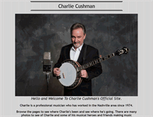 Tablet Screenshot of charliecushman.com